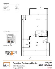 5024 S Ash Ave, Tempe, AZ for lease Floor Plan- Image 1 of 1