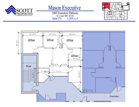 1065 Executive Parkway Dr, Creve Coeur, MO for lease Floor Plan- Image 1 of 6