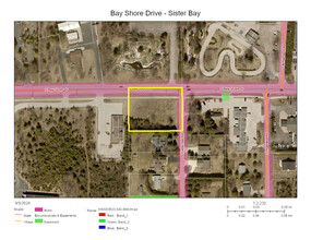 Bay Shore Drive, Sister Bay, WI - aerial  map view - Image1