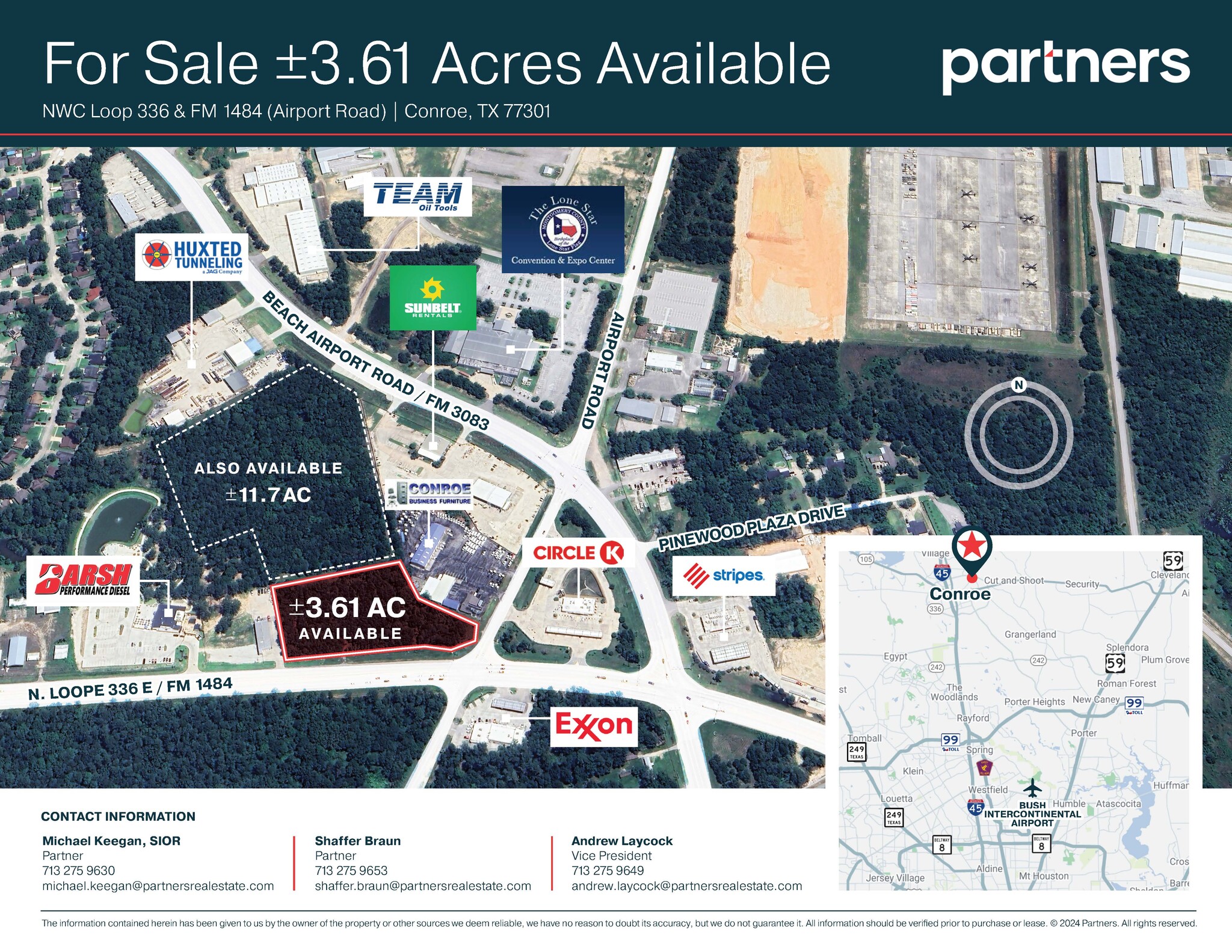 E Loop 336, Conroe, TX for sale Aerial- Image 1 of 4