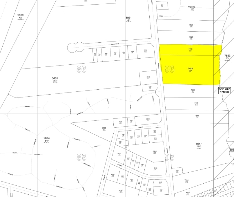 2501 Garner Rd, Raleigh, NC for sale Plat Map- Image 1 of 1