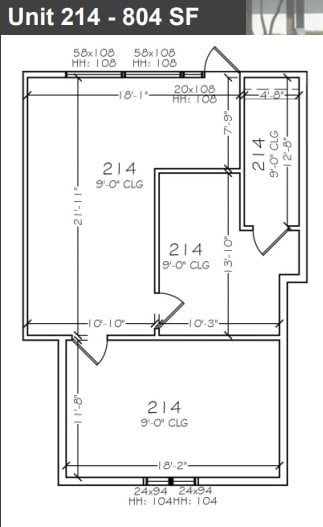 1190 S Bascom Ave, San Jose, CA for lease Floor Plan- Image 1 of 1
