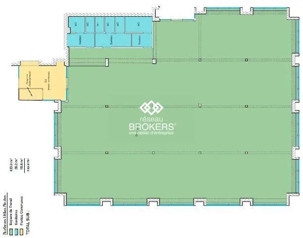 Office in Nantes for lease - Floor Plan - Image 2 of 4