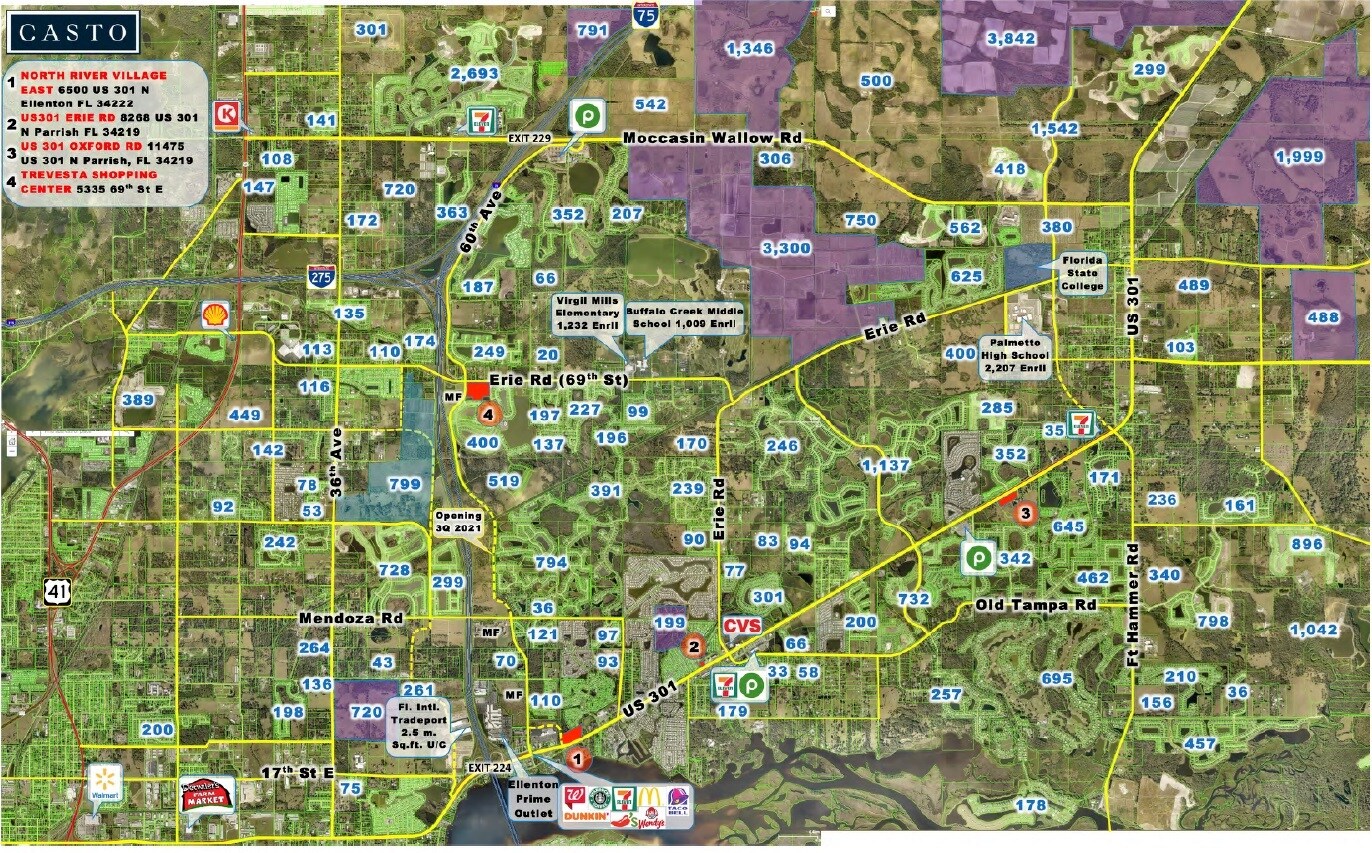 8268 US-301, Parrish, FL for sale Aerial- Image 1 of 1