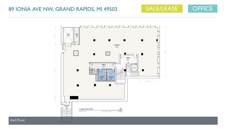 89 Ionia Ave NW, Grand Rapids, MI for lease Floor Plan- Image 1 of 1