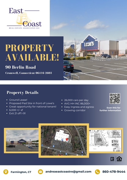 90 Berlin Rd, Cromwell, CT for sale - Building Photo - Image 1 of 1