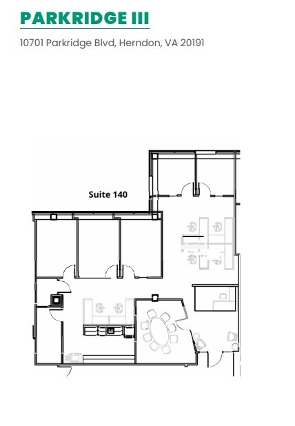 10701 Parkridge Blvd, Reston, VA for lease Floor Plan- Image 1 of 1