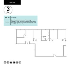 3465 Camino Del Rio S, San Diego, CA for lease Floor Plan- Image 1 of 1