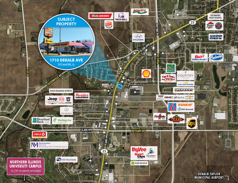 Dekalb Il Zoning Map 1710 Dekalb Ave, Sycamore, Il 60178 - Prime Redevelopment Opportunity -  1.07 Acres | Loopnet