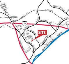 8005 Second Flags Dr, Austell, GA - AERIAL  map view