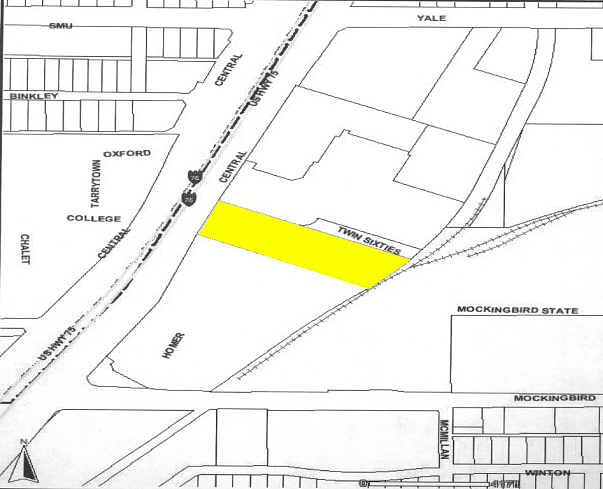 5910 N Central Expy, Dallas, TX for lease - Plat Map - Image 2 of 10