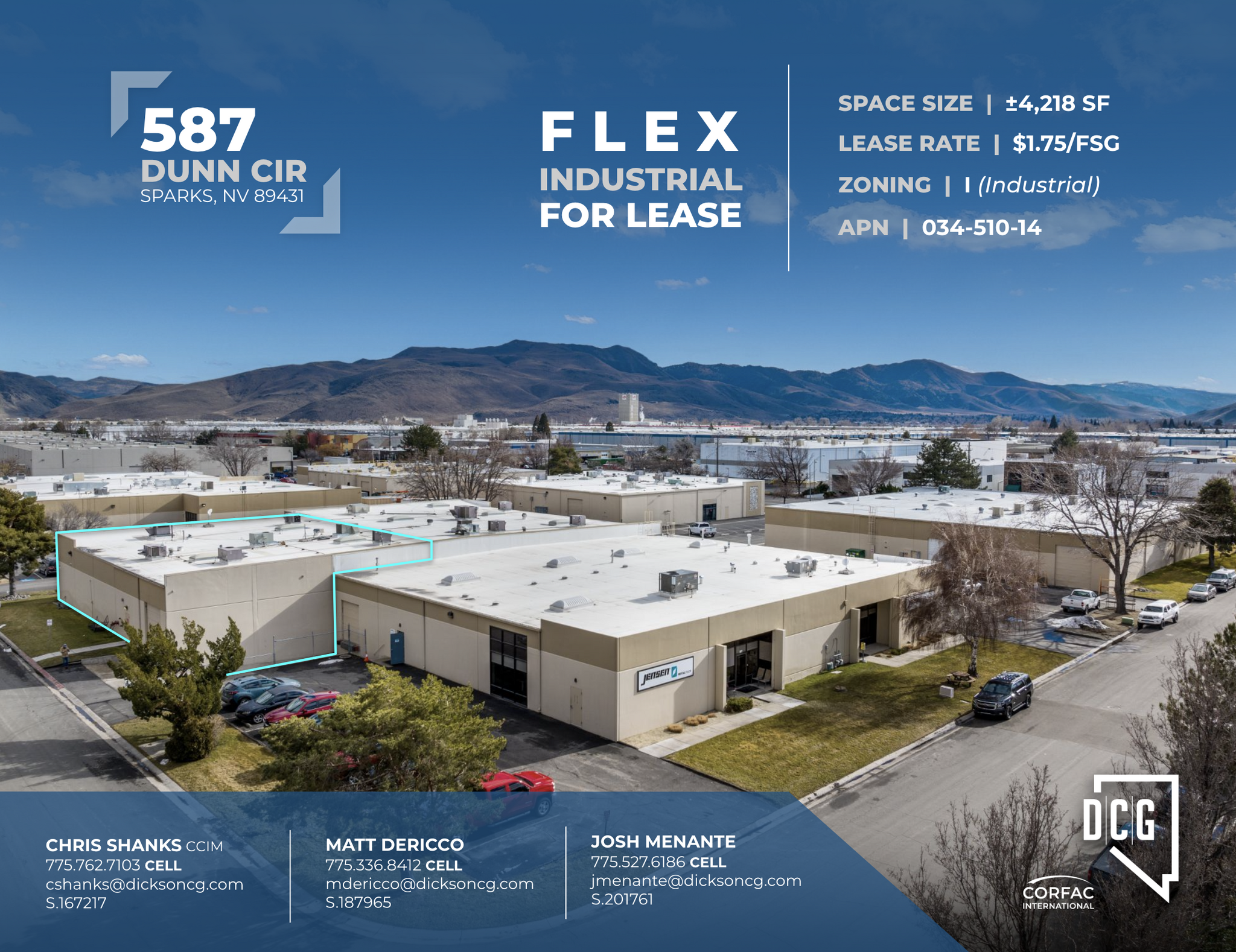 581-587 Dunn Cir, Sparks, NV for lease Building Photo- Image 1 of 12