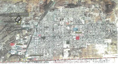 Hwy 80, Douglas, AZ - AERIAL map view