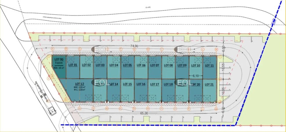 Flex in Épône for sale - Site Plan - Image 2 of 2