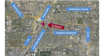 818 S Main St, Las Vegas, NV - AERIAL  map view - Image1