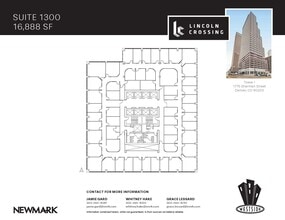 1775 Sherman St, Denver, CO for lease Floor Plan- Image 1 of 1