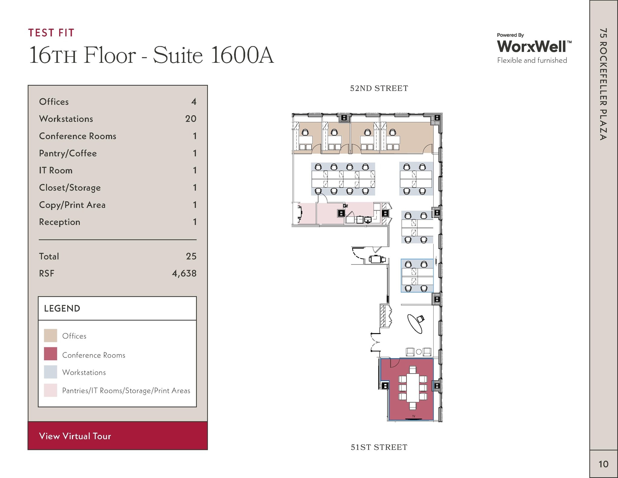 75 Rockefeller Plaza, New York, NY for lease Floor Plan- Image 1 of 1