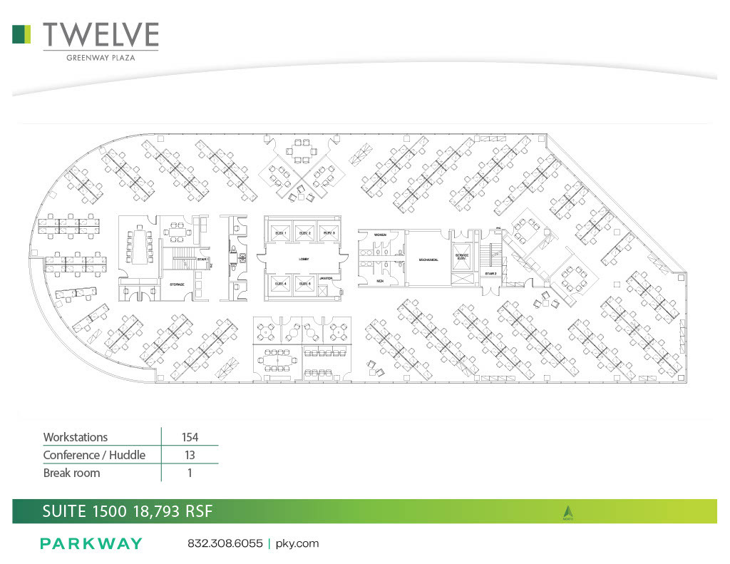 12 Greenway Plz, Houston, TX for lease Floor Plan- Image 1 of 1