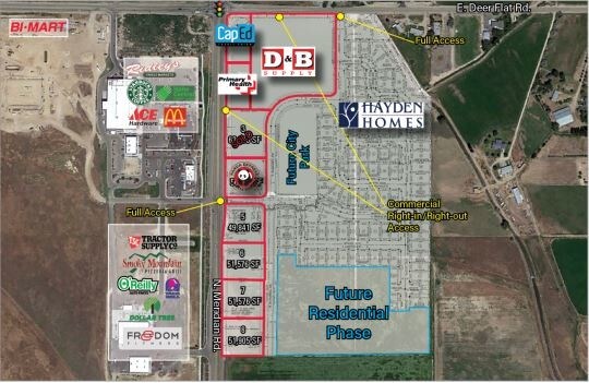 N Meridian Rd, Kuna, ID for sale Aerial- Image 1 of 1