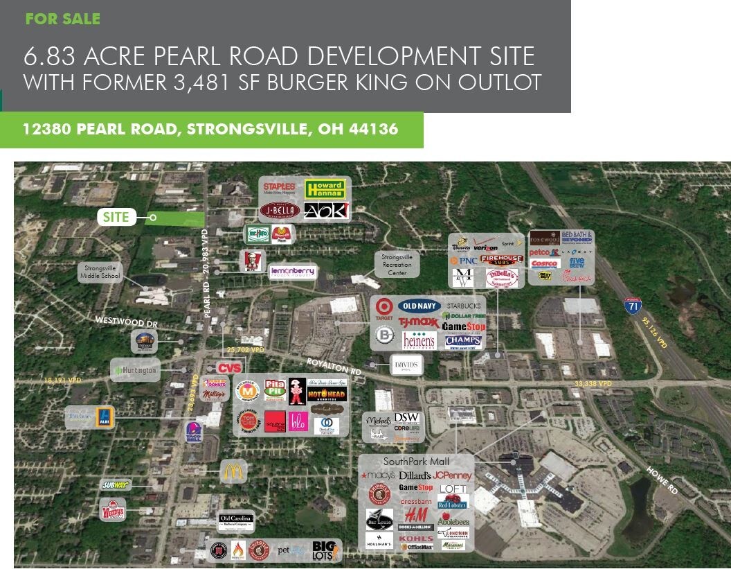Strongsville Ohio Zoning Map 12380 Pearl Rd, Strongsville, Oh 44136 | Loopnet