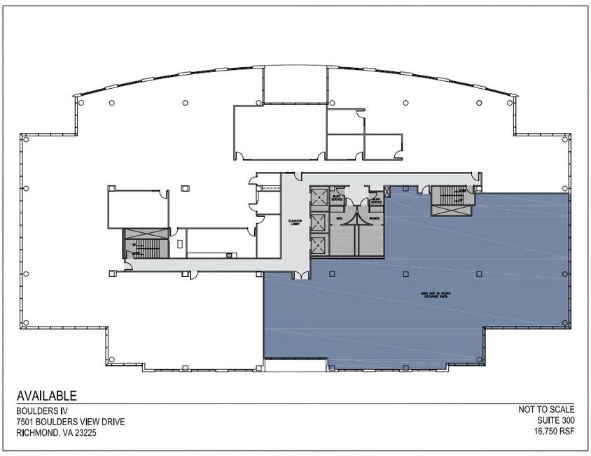 7501 Boulder View Dr, North Chesterfield, VA for lease Floor Plan- Image 1 of 1