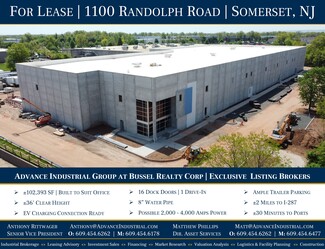 More details for 1100 Randolph Road, Somerset, NJ - Industrial for Lease