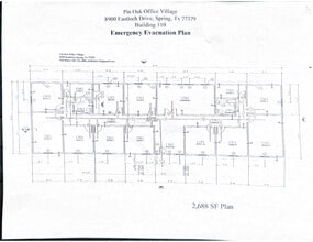 8900 Eastloch Dr, Spring, TX for lease Floor Plan- Image 1 of 1