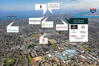 2300 Walnut Ave, Signal Hill, CA - AERIAL  map view