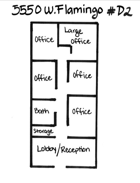 5550 W Flamingo Rd, Las Vegas, NV for sale - Floor Plan - Image 1 of 1