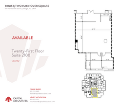 434 Fayetteville St, Raleigh, NC for lease Floor Plan- Image 1 of 1