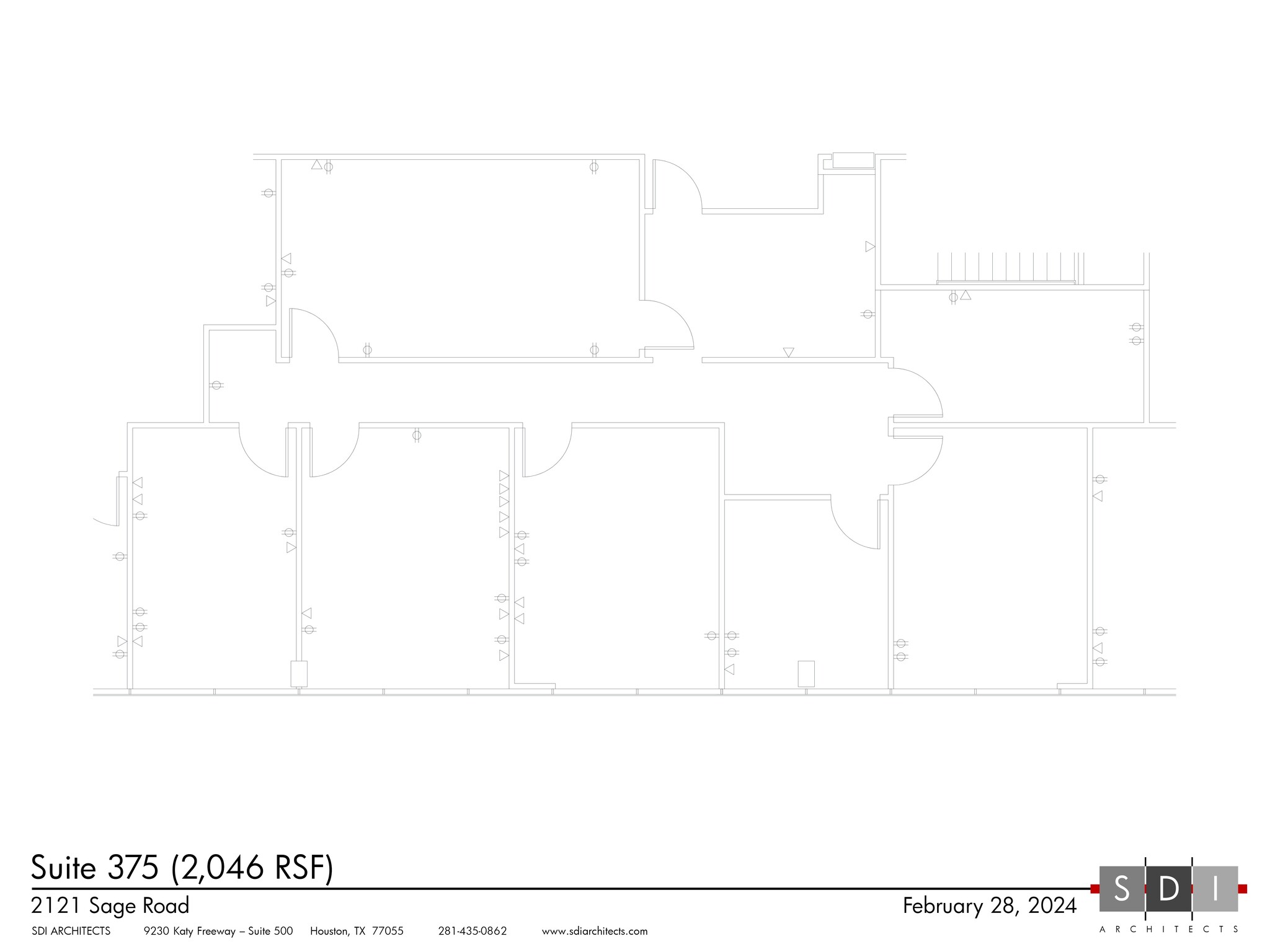 2121 Sage Rd, Houston, TX for lease Site Plan- Image 1 of 1