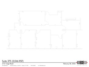 2121 Sage Rd, Houston, TX for lease Site Plan- Image 1 of 1