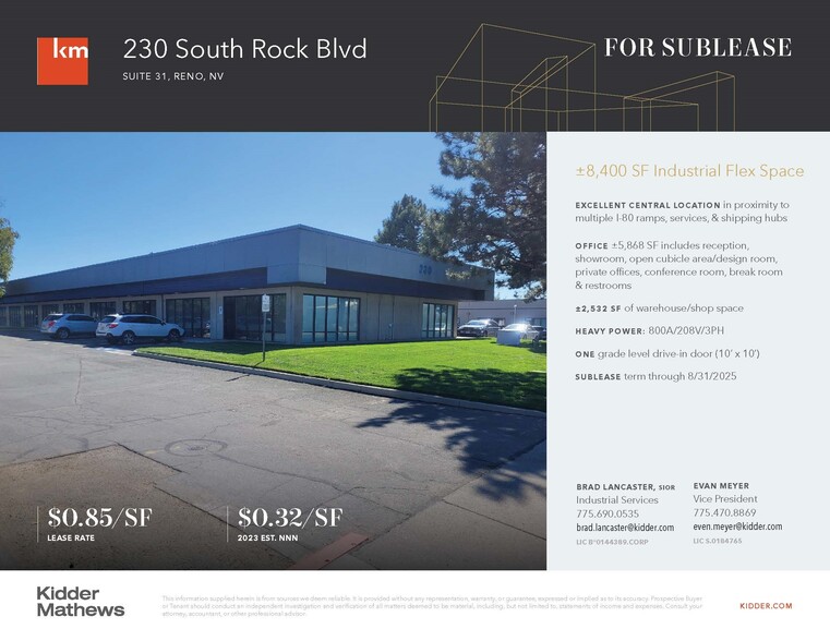 230 S Rock Blvd, Reno, NV for lease - Building Photo - Image 1 of 3