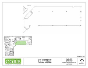 6770 Dixie Hwy, Clarkston, MI for lease Floor Plan- Image 1 of 1