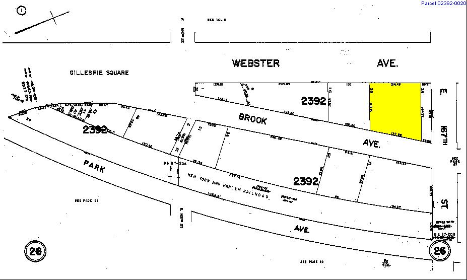 1150 Webster Ave, Bronx, NY for sale - Plat Map - Image 3 of 3