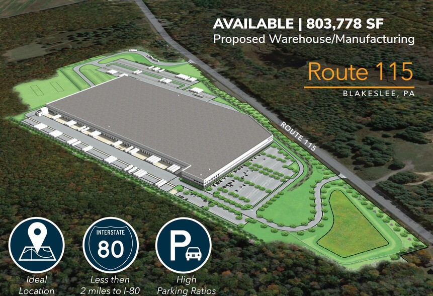 Route 115, Blakeslee, PA for lease - Building Photo - Image 1 of 3