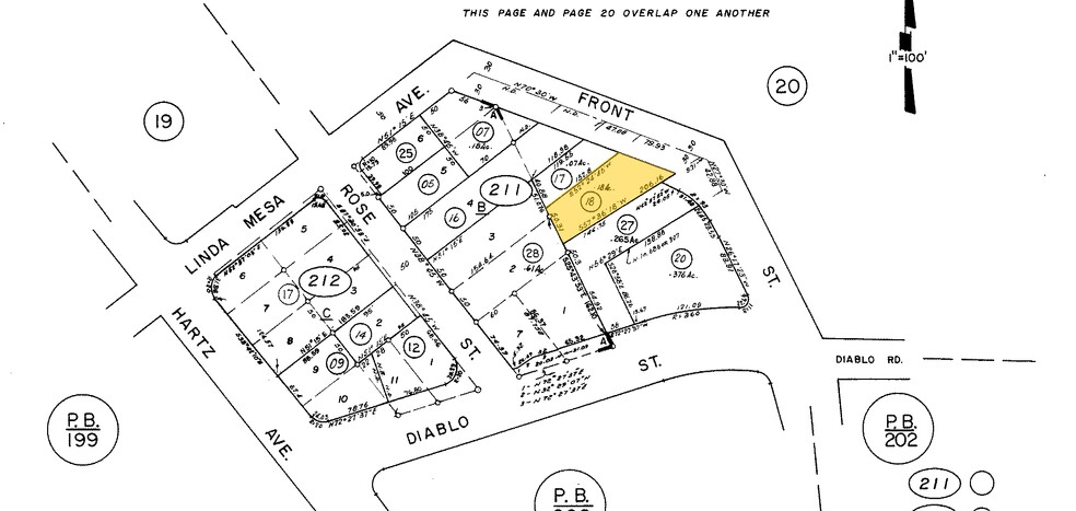 77 Front St, Danville, CA for lease - Plat Map - Image 2 of 24