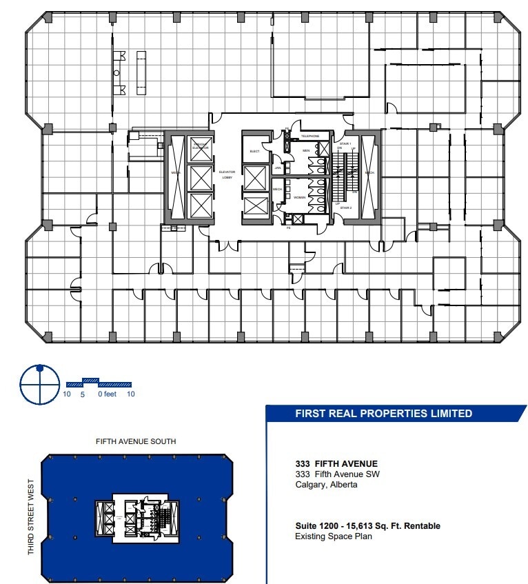 333 5th Ave SW, Calgary, AB for lease Floor Plan- Image 1 of 1
