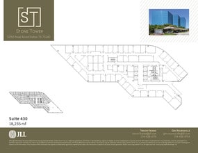 13760 Noel Rd, Dallas, TX for lease Floor Plan- Image 1 of 1