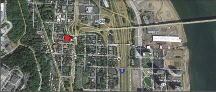 3220 SW First Ave, Portland, OR - AERIAL  map view