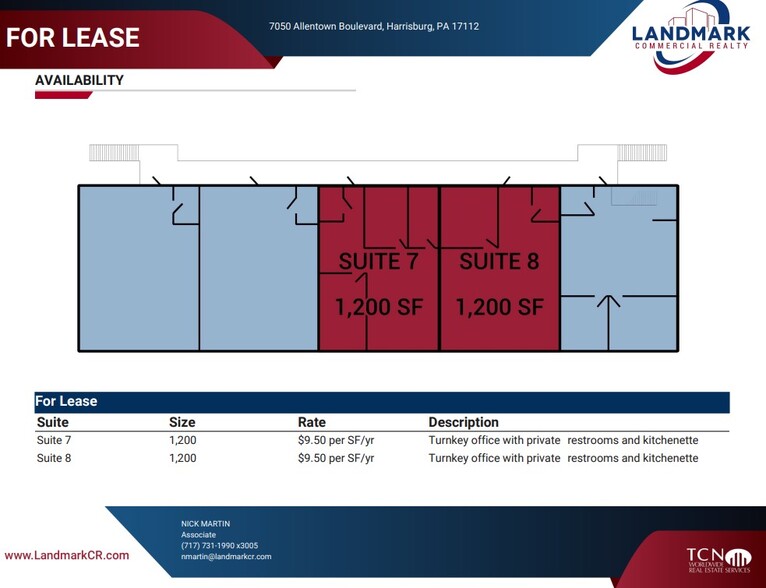 7050 Allentown Blvd, Harrisburg, PA for lease - Floor Plan - Image 2 of 6