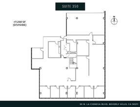 50 N La Cienega Blvd, Beverly Hills, CA for lease Floor Plan- Image 1 of 9