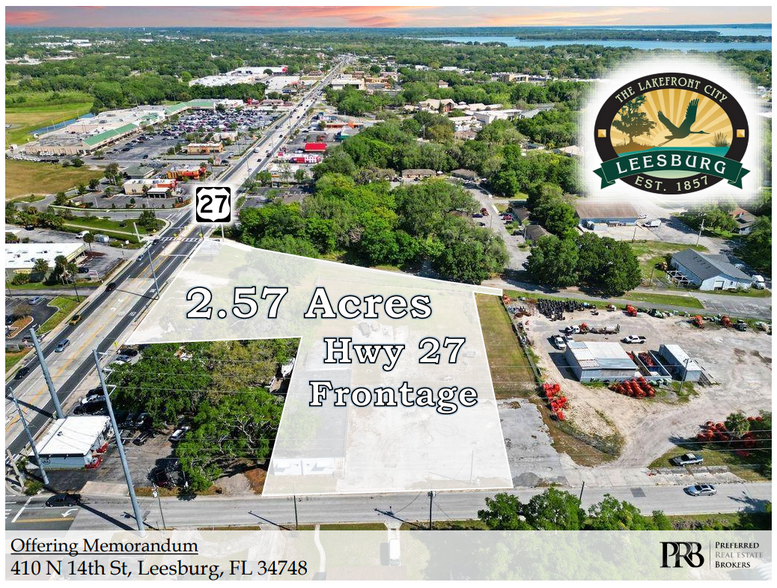 410 N 14th St, Leesburg, FL for sale - Aerial - Image 1 of 4