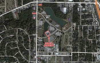 106-108 Prince St, Warner Robins, GA - AERIAL  map view