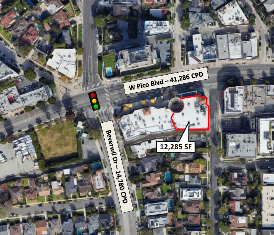 9616-9618 W Pico Blvd, Los Angeles, CA for lease Map- Image 1 of 1