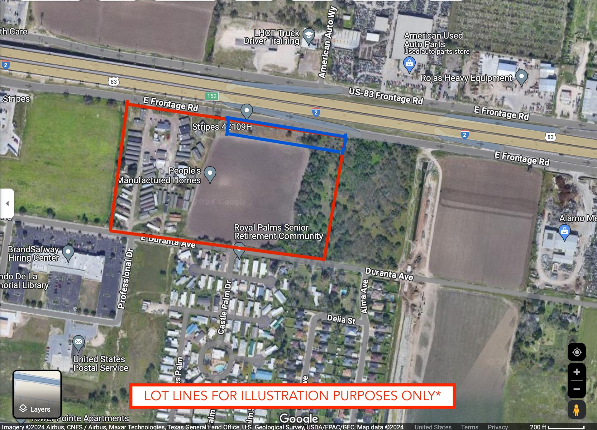 315 E Expressway 83, Alamo, TX for sale Aerial- Image 1 of 1