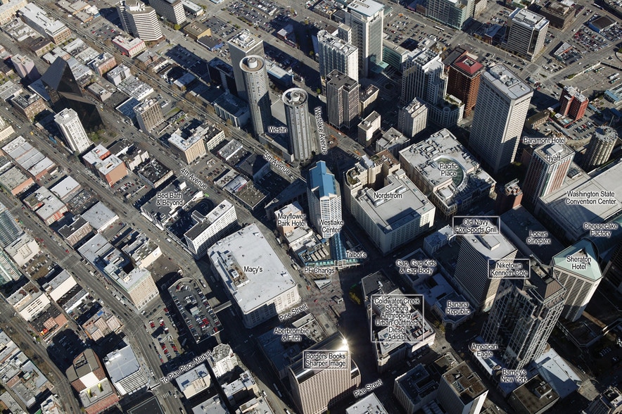 400 Pine St, Seattle, WA for lease - Aerial - Image 3 of 7