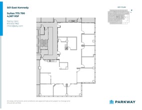 501 E Kennedy Blvd, Tampa, FL for lease Floor Plan- Image 2 of 3