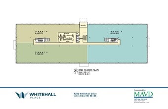 4300 Whitehall Dr, Ann Arbor, MI for lease Floor Plan- Image 2 of 3