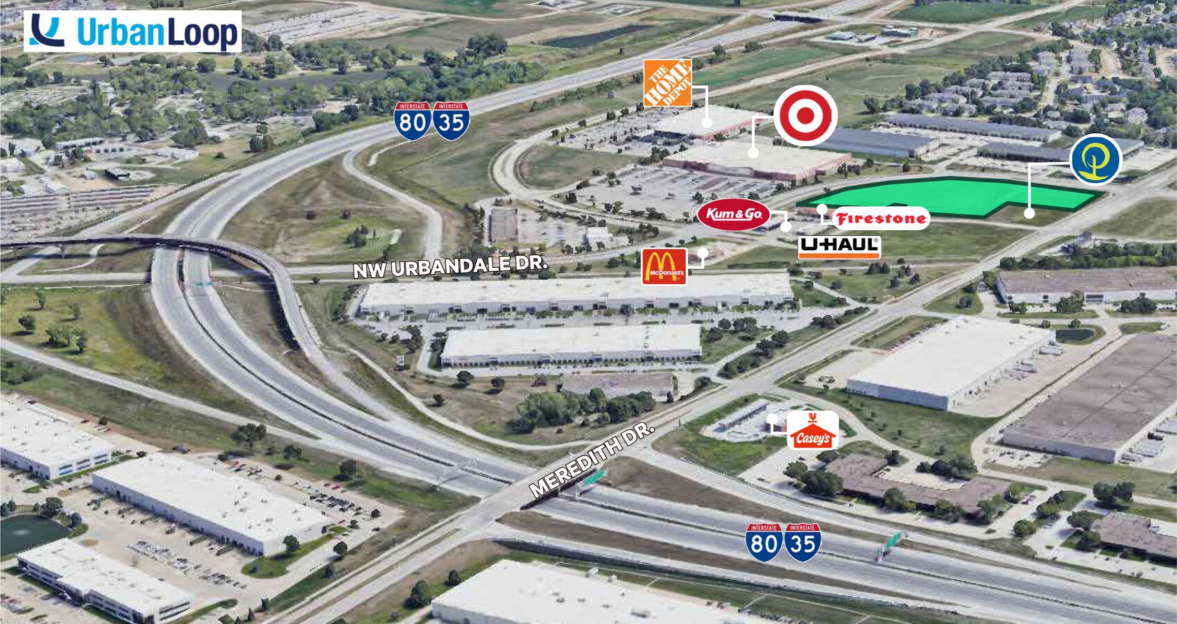 I35/80, Urbandale, IA 50322 Urbandale Marketplace Lots